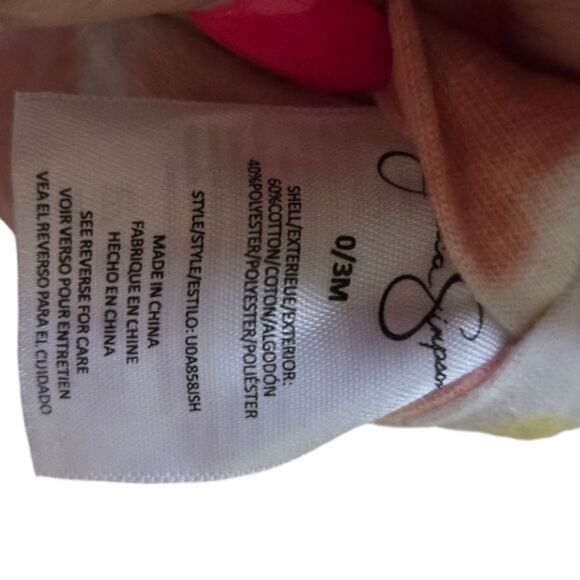 Jessica Simpson Pastel Tie-Dye Twist Knot Baby Girl Headband Infant Hair 0-3M - Picture 3 of 3